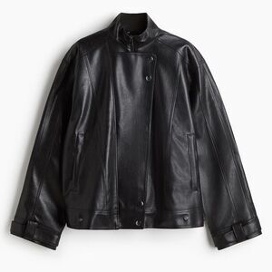 H&M OVERSIZED BIKER JACKET